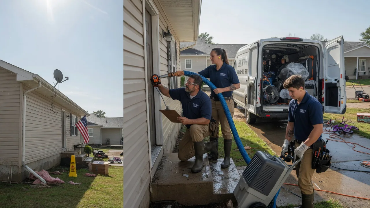 Ceiling Water Damage Restoration in Salem, IL near me